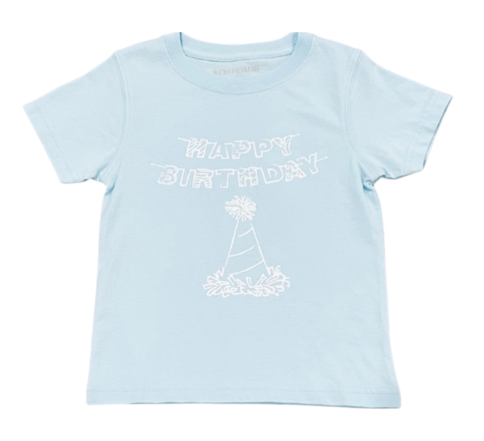 Blue Birthday T-Shirt