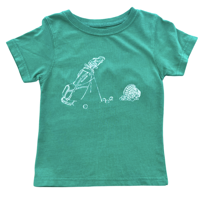 Green Golf Bag T-Shirt