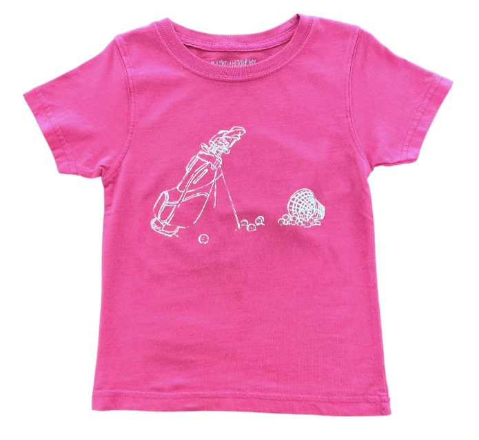 Pink Golf Bag T-Shirt