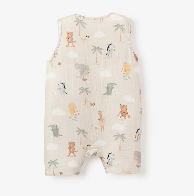 Seaside Safari Organic Muslin Shortall