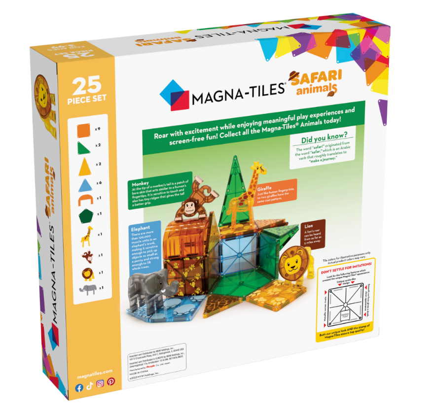 Safari Animals 25-Piece Set