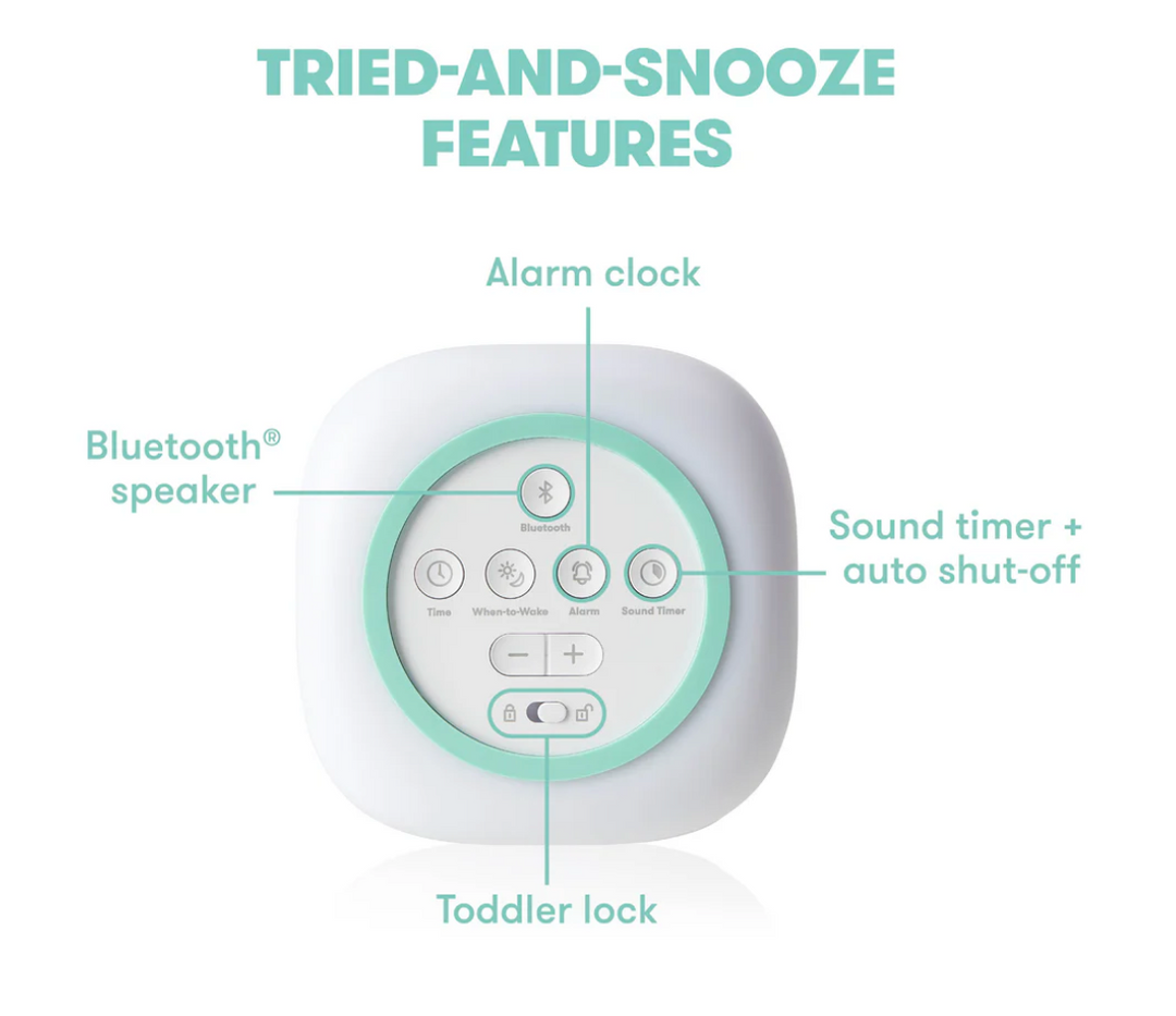 3-in-1 Sound Machine + When-To-Wake™ Clock + Nightlight