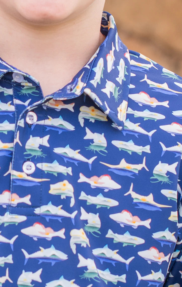 Catch Of The Day Polo Short Sleeve Shirt