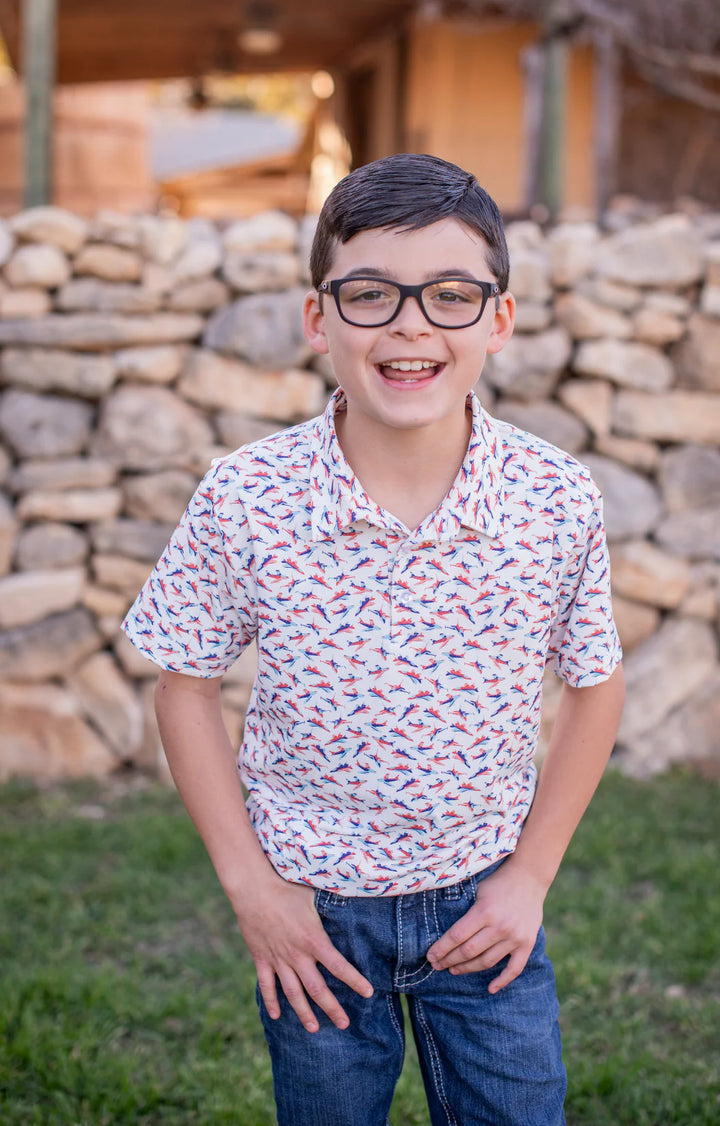 Jets Polo Short Sleeve Shirt