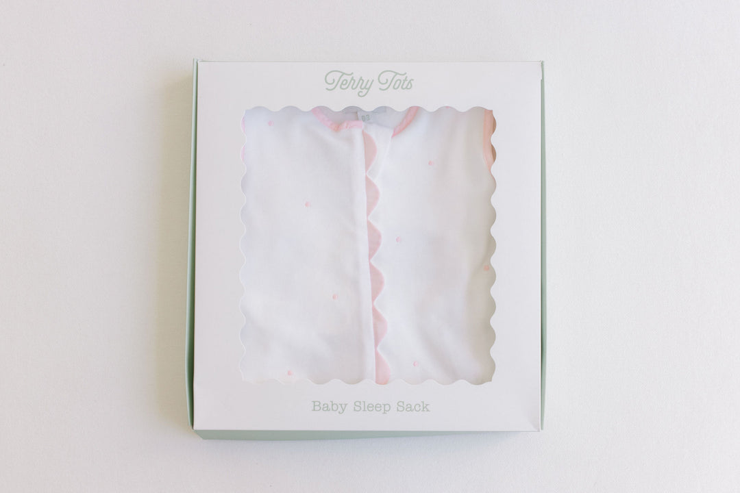 Embroidered Dots Sleep Sack