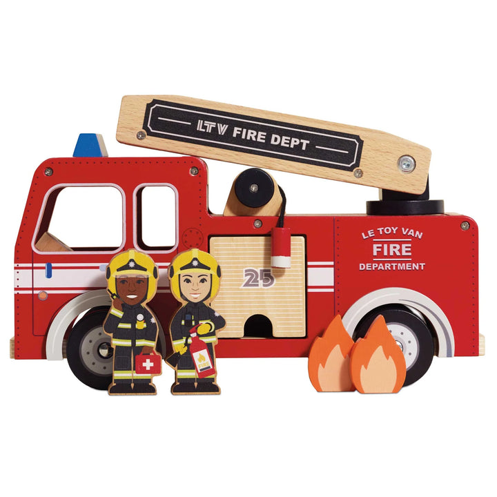 Le Toy Van Toy Fire Engine & Characters