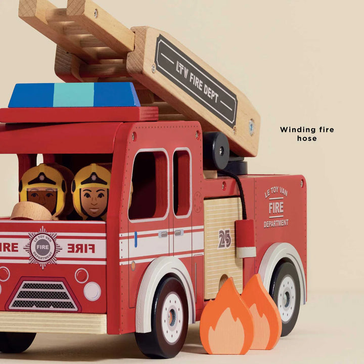 Le Toy Van Toy Fire Engine & Characters