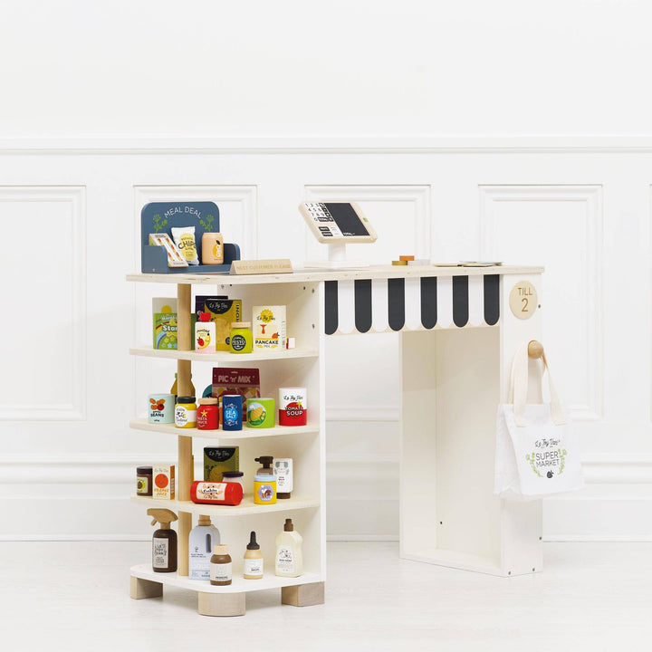 Le Toy Van Toy Supermarket Checkout & Wooden Role Play Accessories