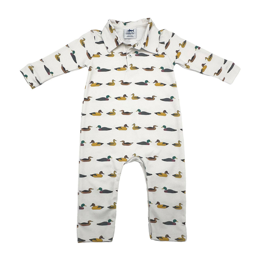 Boys Long Sleeve Mallard Romper