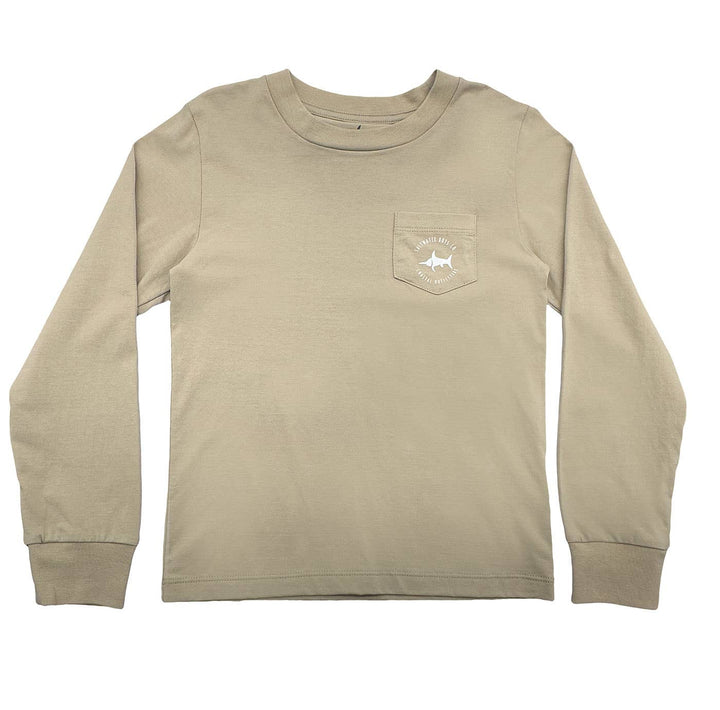 Boys Taupe Long Sleeve Mallard Graphic