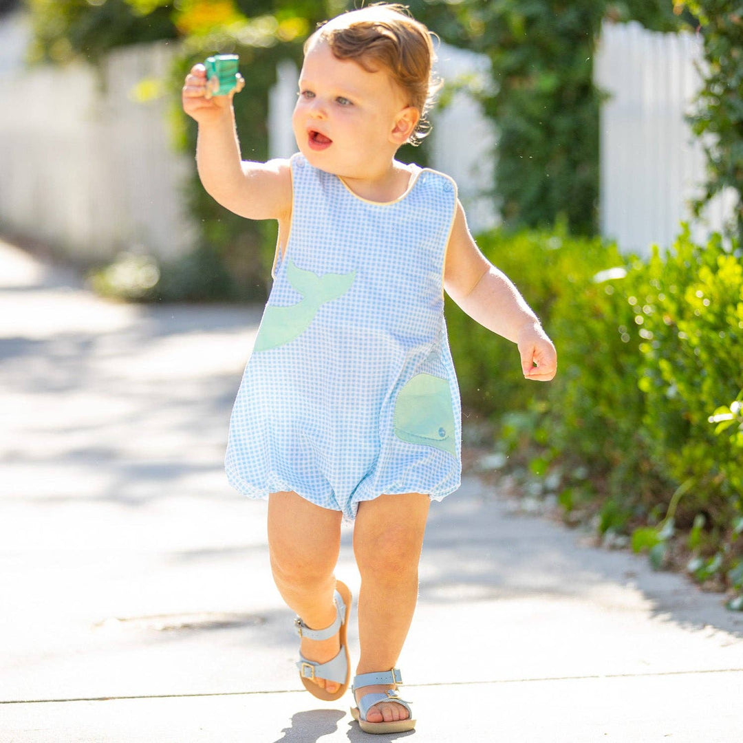 Boys Applique Bubble - Whale Watch