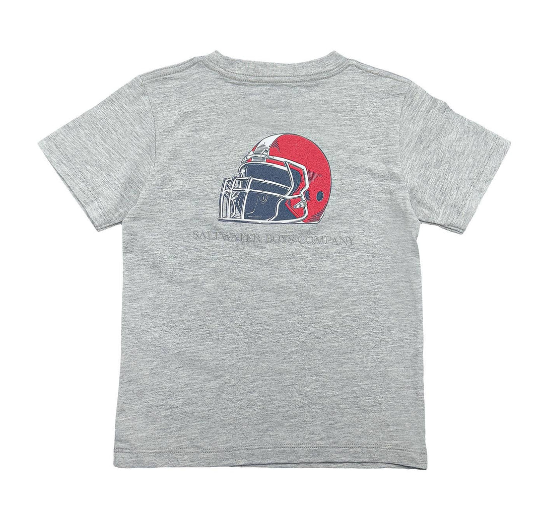 Boys Short Sleeve Red Helmet Graphic Tee