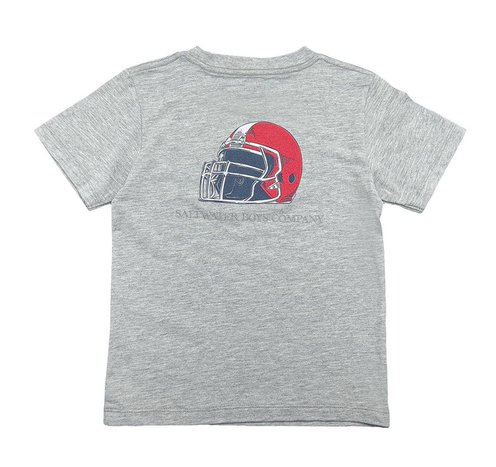 Boys Short Sleeve Red Helmet Graphic Tee