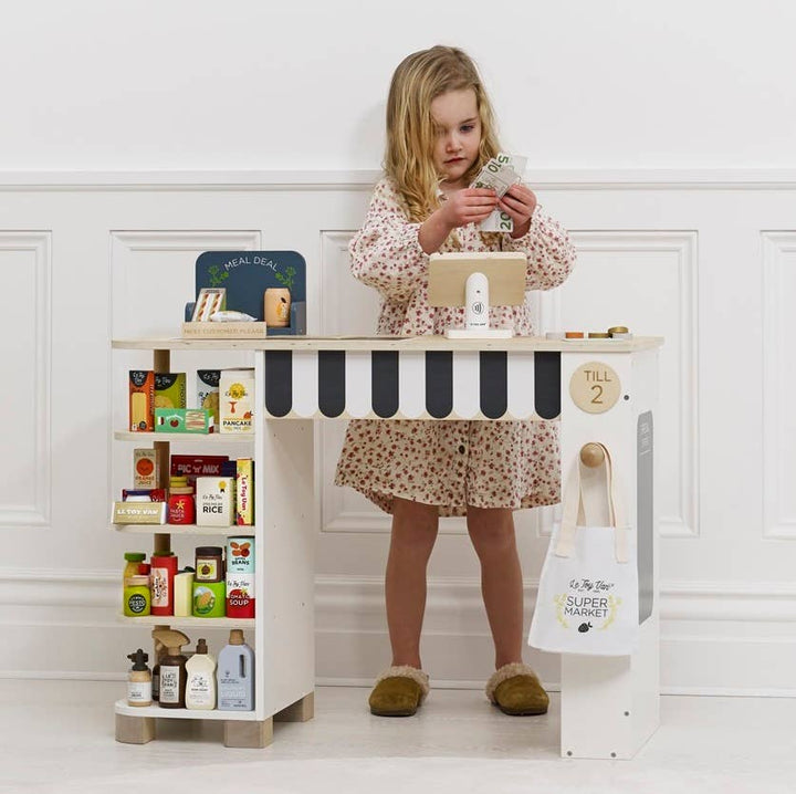 Le Toy Van Toy Supermarket Checkout & Wooden Role Play Accessories