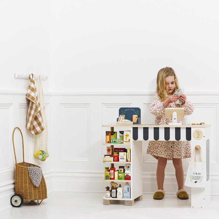 Le Toy Van Toy Supermarket Checkout & Wooden Role Play Accessories