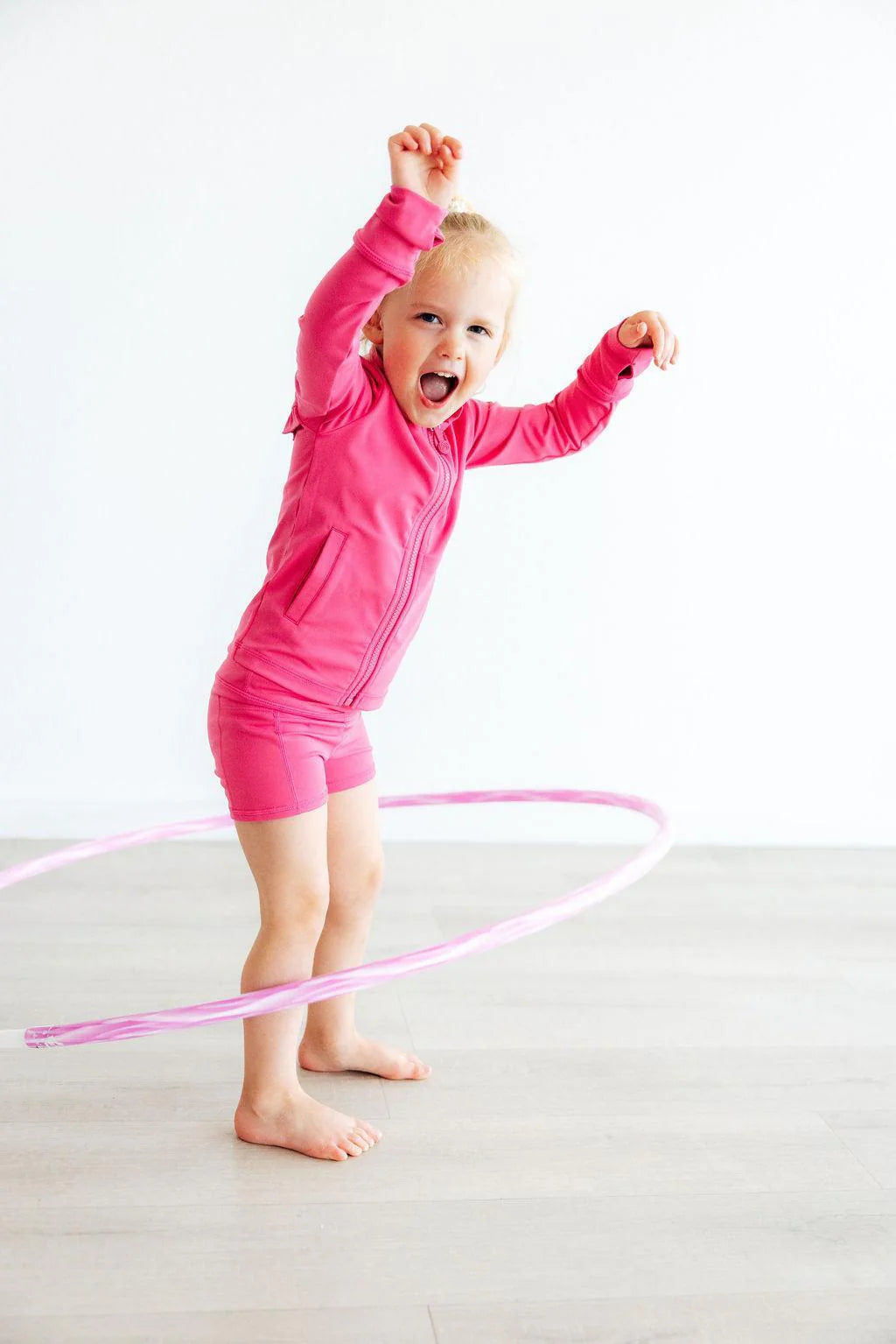 Fuchsia Flash Active Shorty Shorts