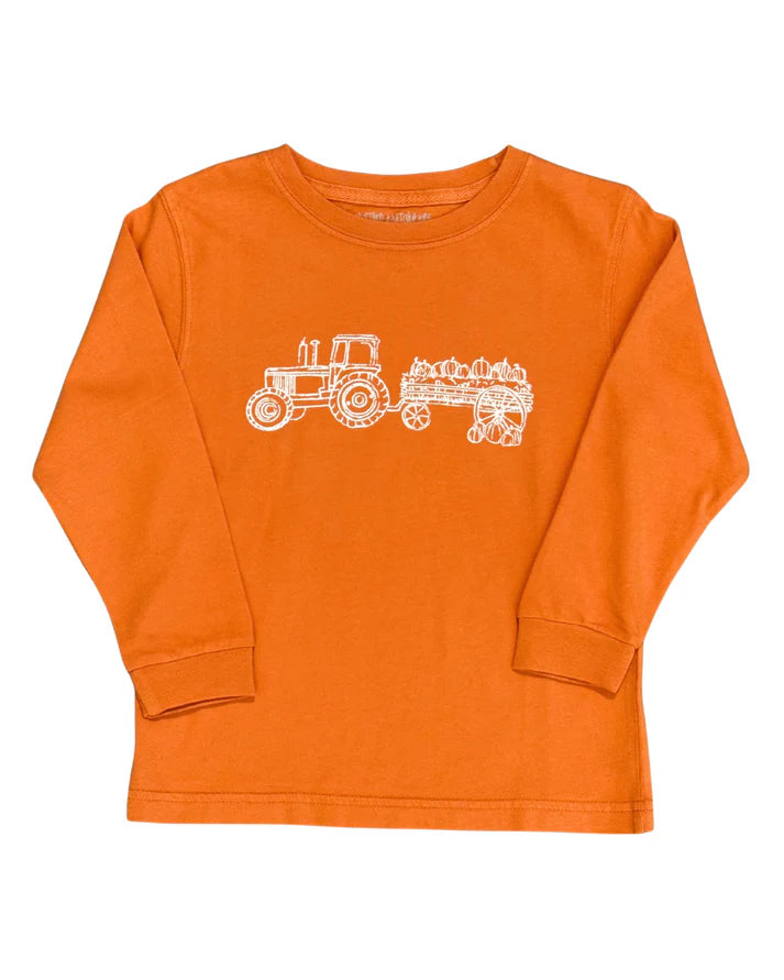LS Burnt Orange Hayride T-shirt