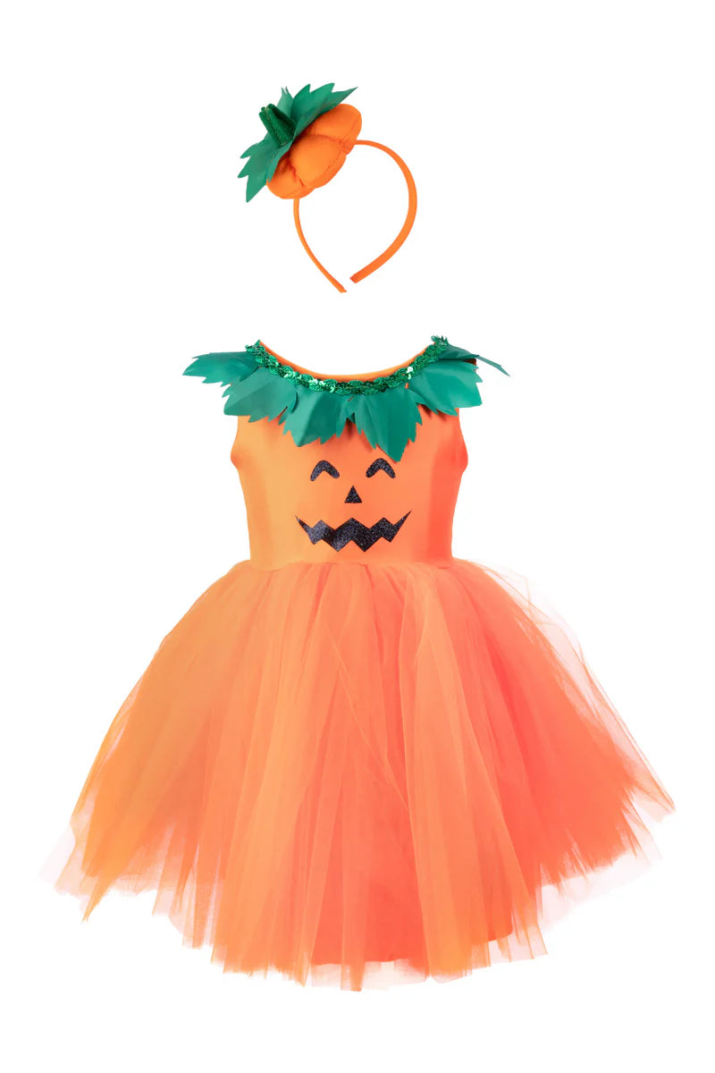 Great Pretenders Girls' Pumpkin Patch Princess Dress - Age 2+ Years
