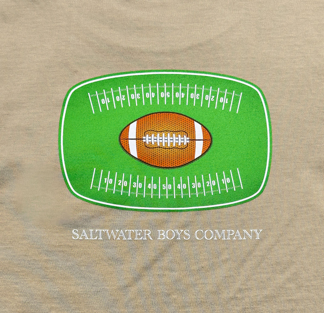 SS Green Football Graphic Tee
