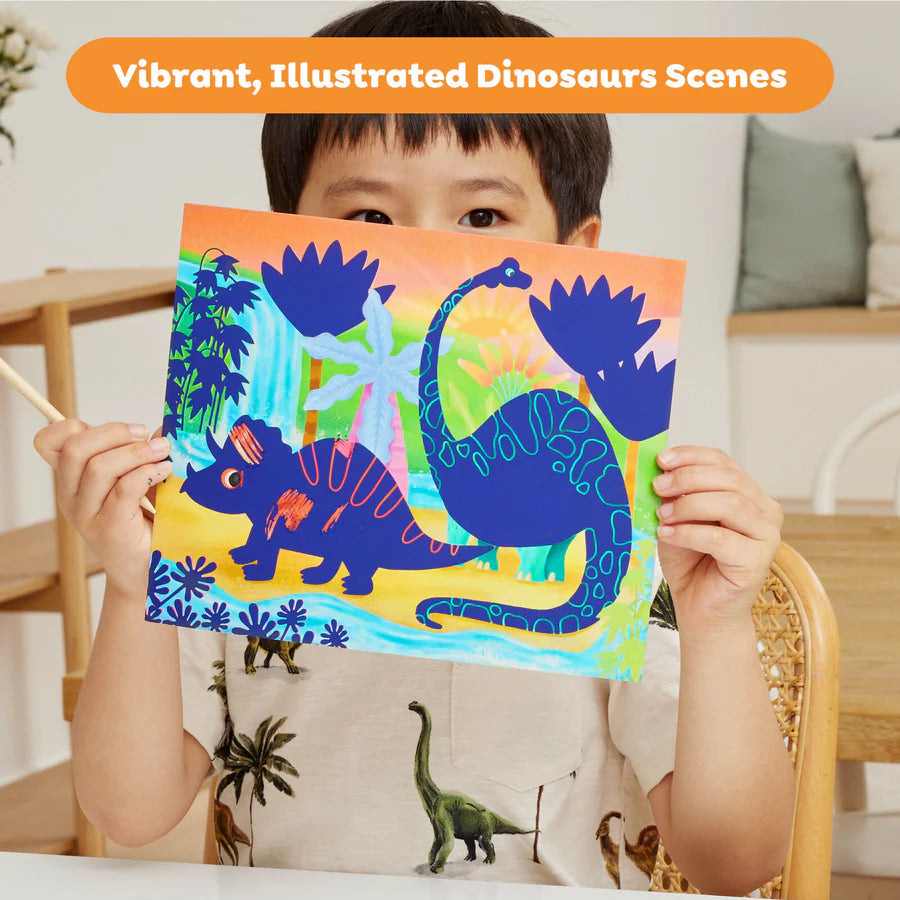 Scratch Art- Dinosaurs