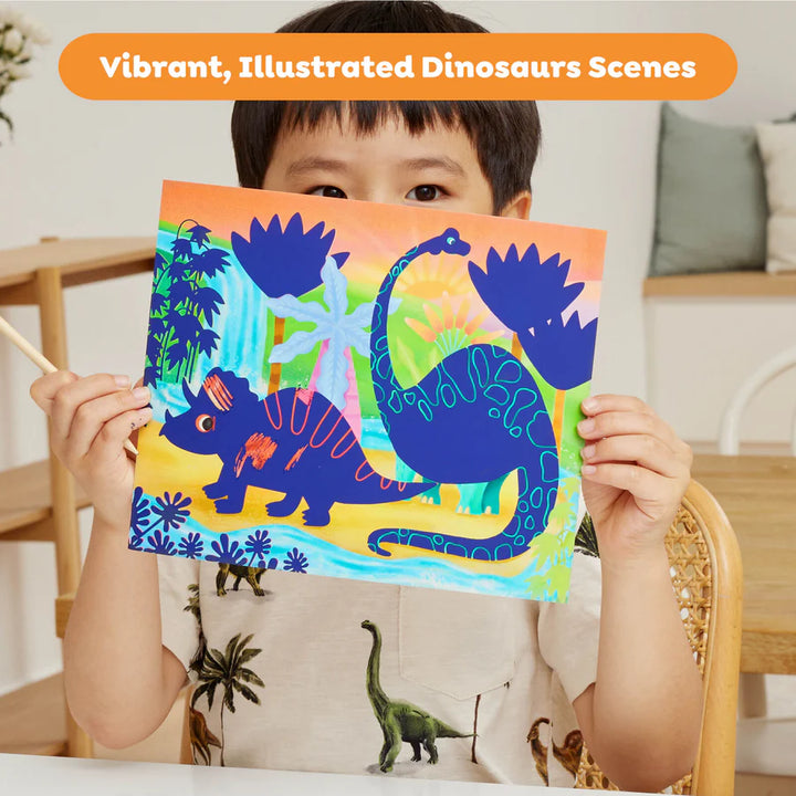 Scratch Art- Dinosaurs