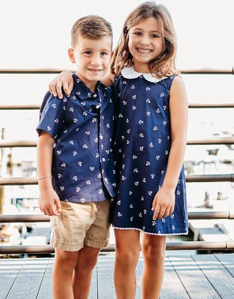 Anchors Away Button Down