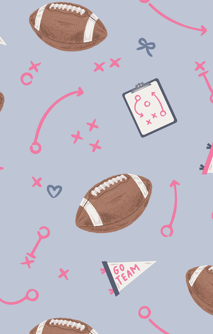 Twirly Long Sleeve Touchdown Time Dress