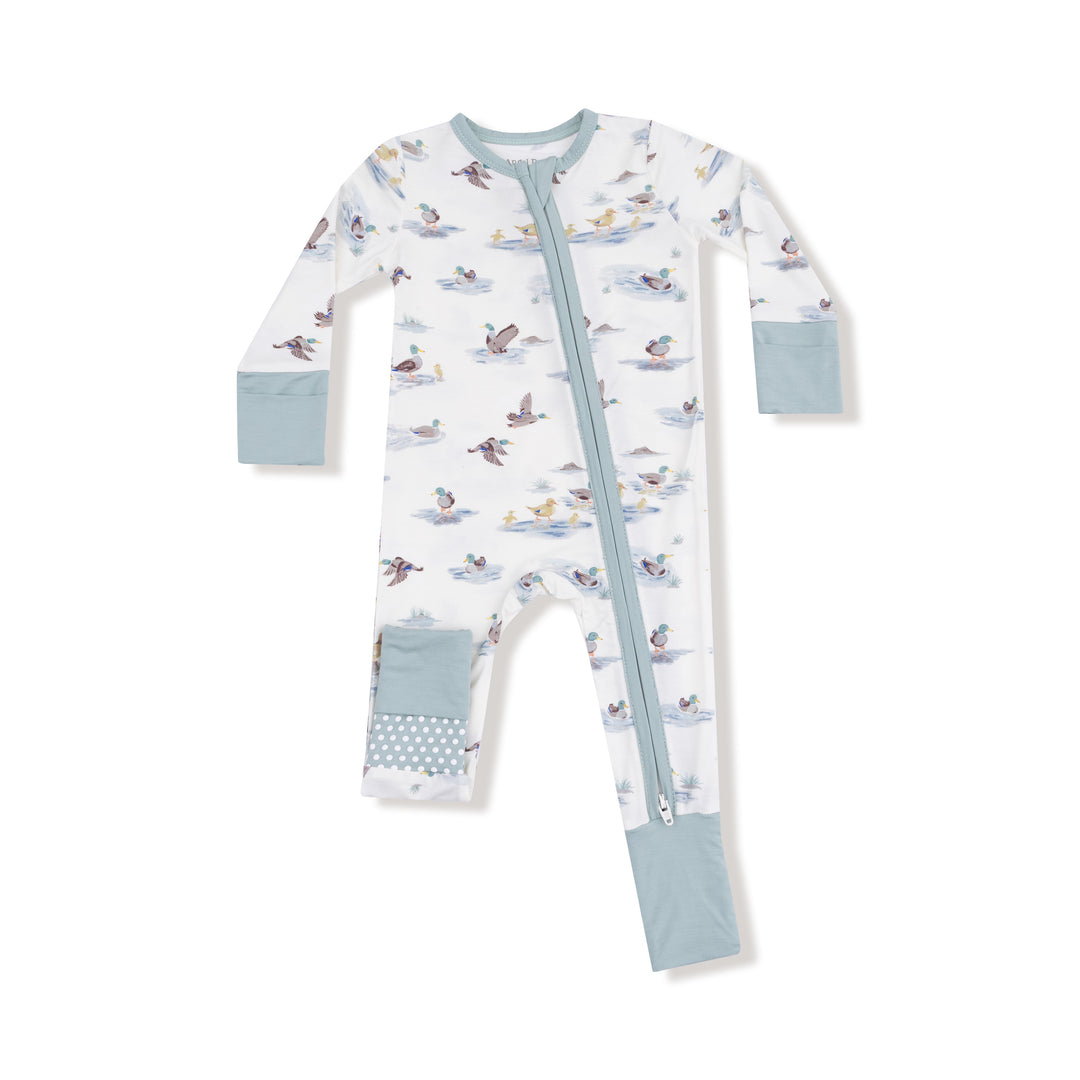 Migrating Mallards 2 Way Zipper Romper