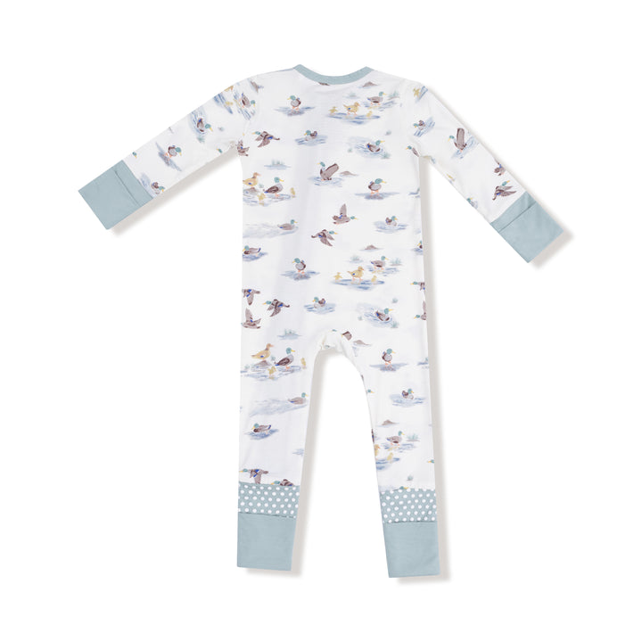 Migrating Mallards 2 Way Zipper Romper