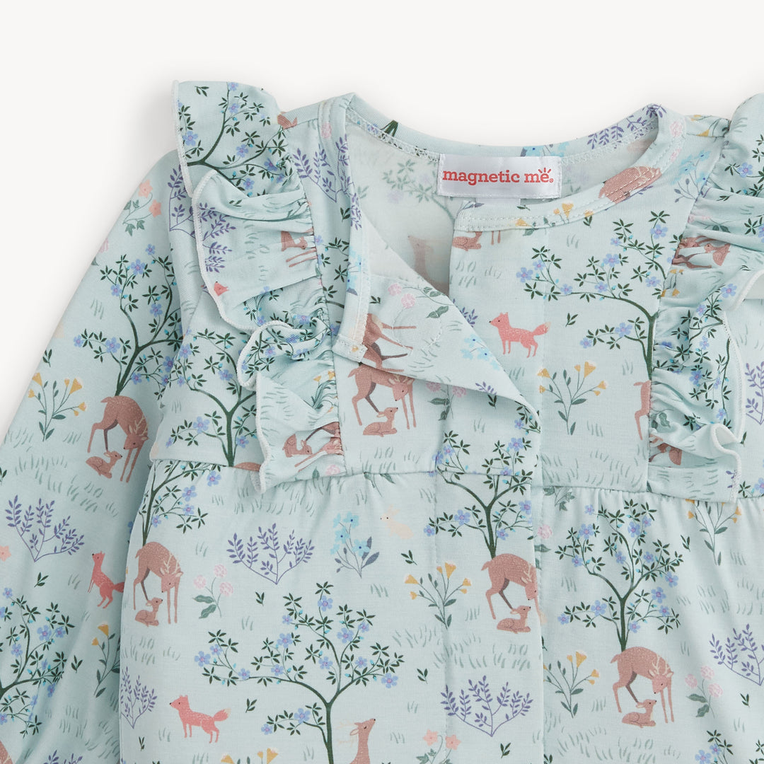 Love You Deerly Modal Ruffle Romper