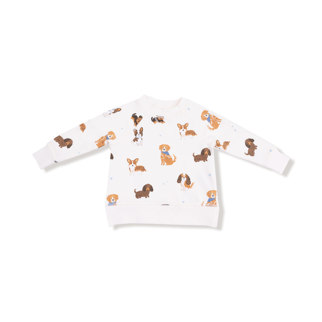 Best Friend Dogs French Terry Raglan Sweatshirt + Jogger Set
