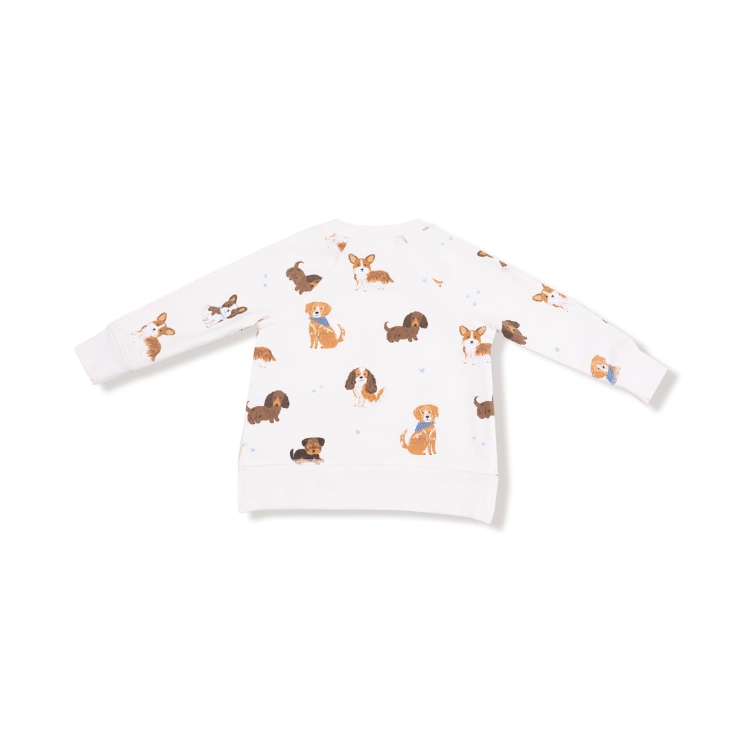 Best Friend Dogs French Terry Raglan Sweatshirt + Jogger Set
