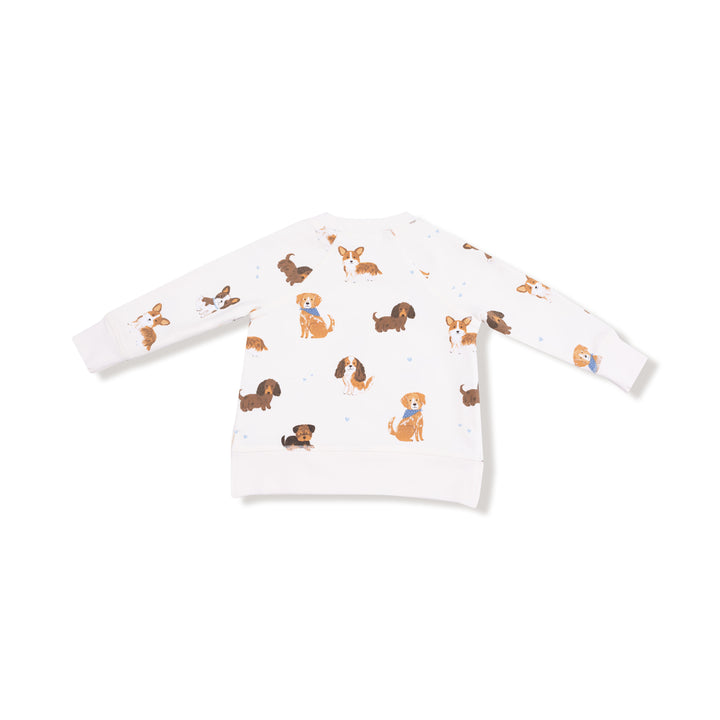 Best Friend Dogs French Terry Raglan Sweatshirt + Jogger Set
