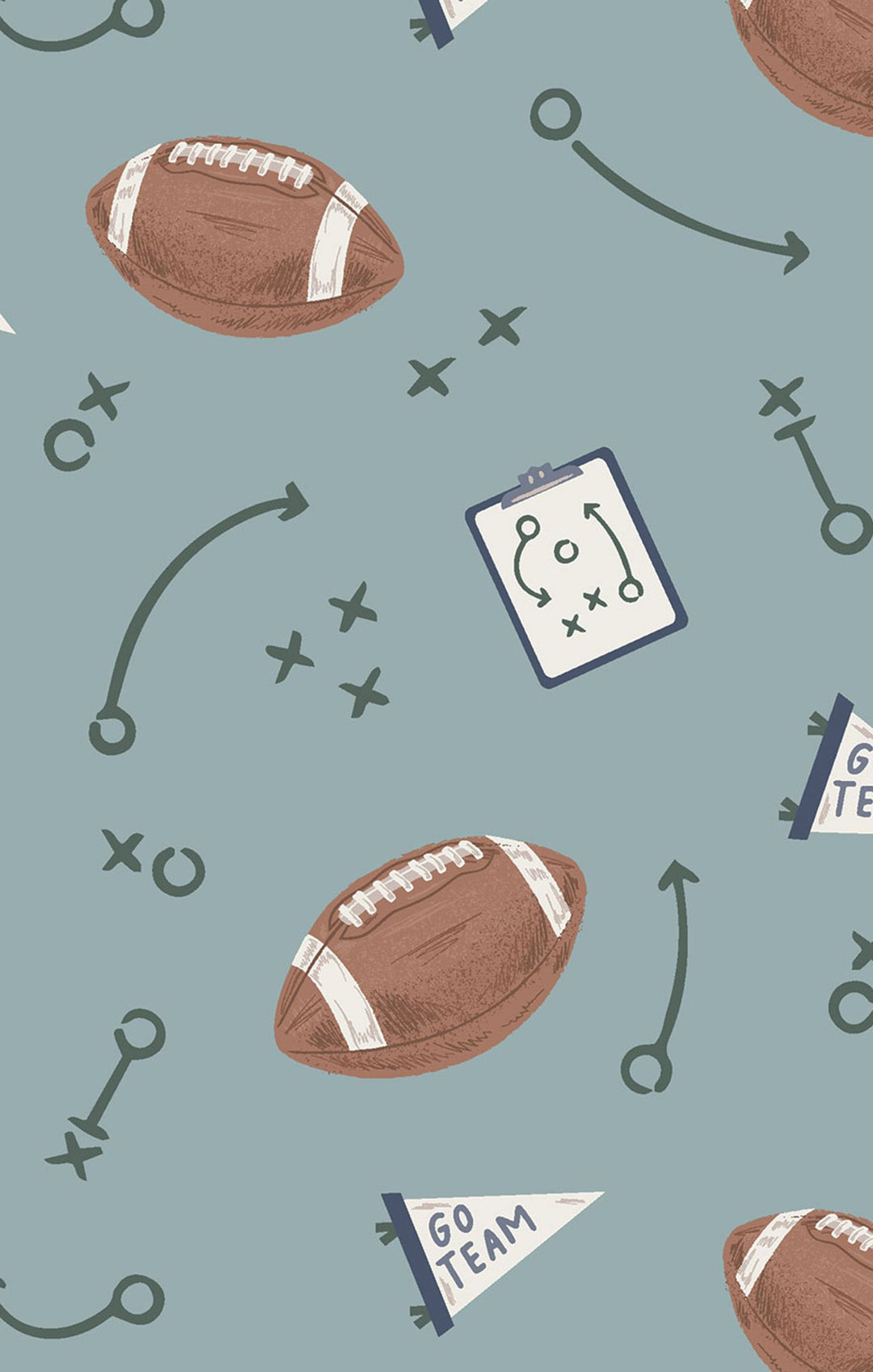 Grey Mist Touchdown Time 2 Way Zipper Footie