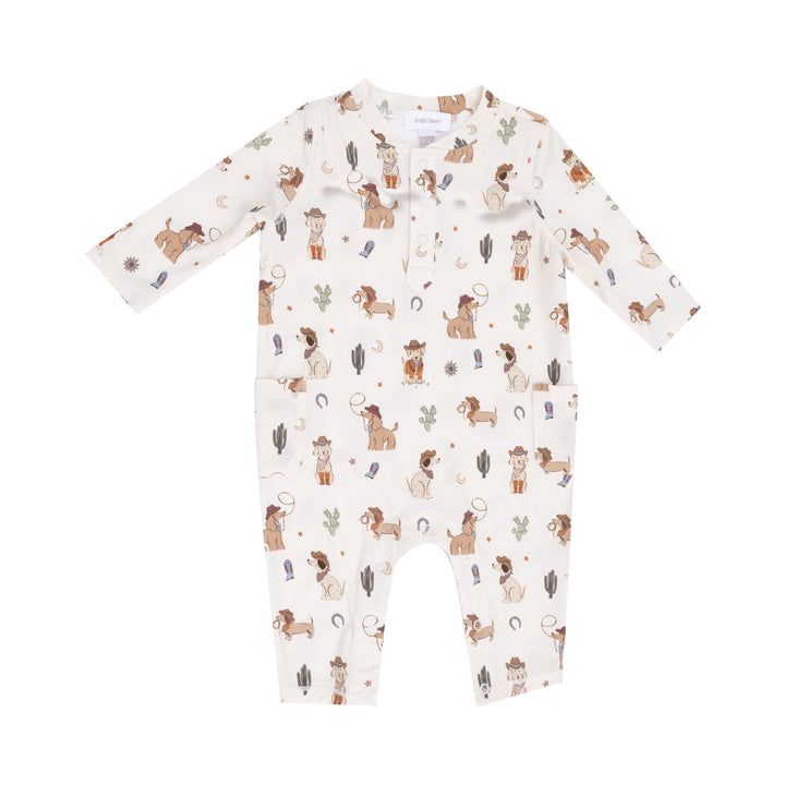 Cowboy Dogs Uni Romper