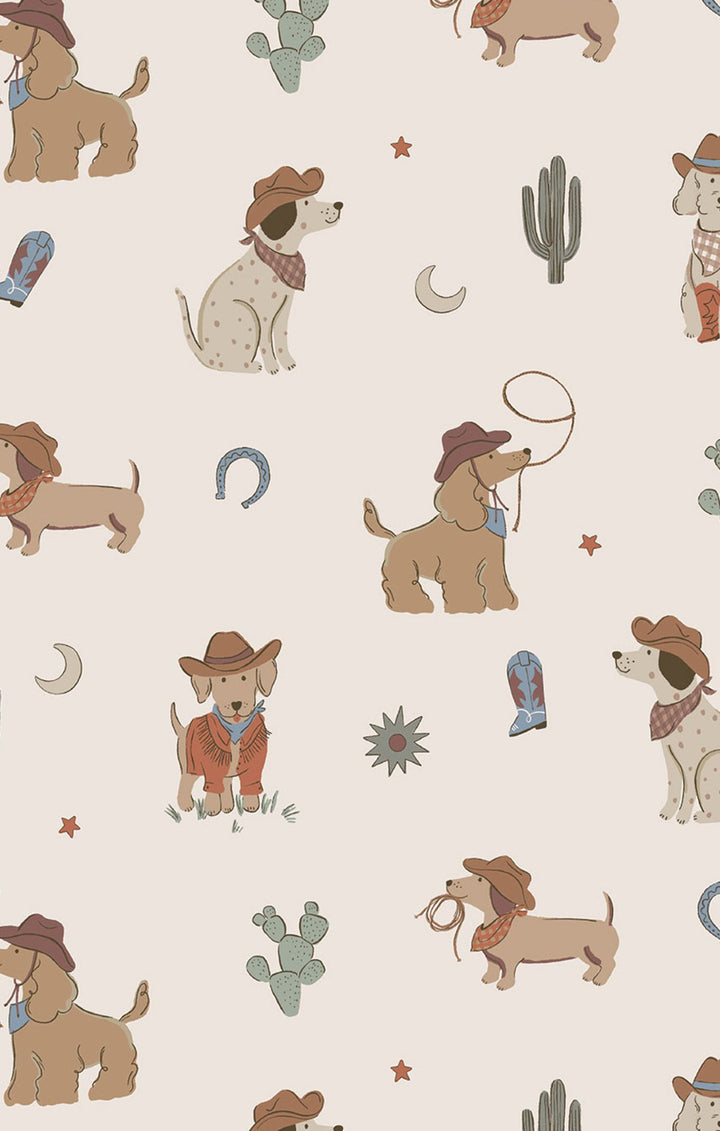 Cowboy Dogs Uni Romper