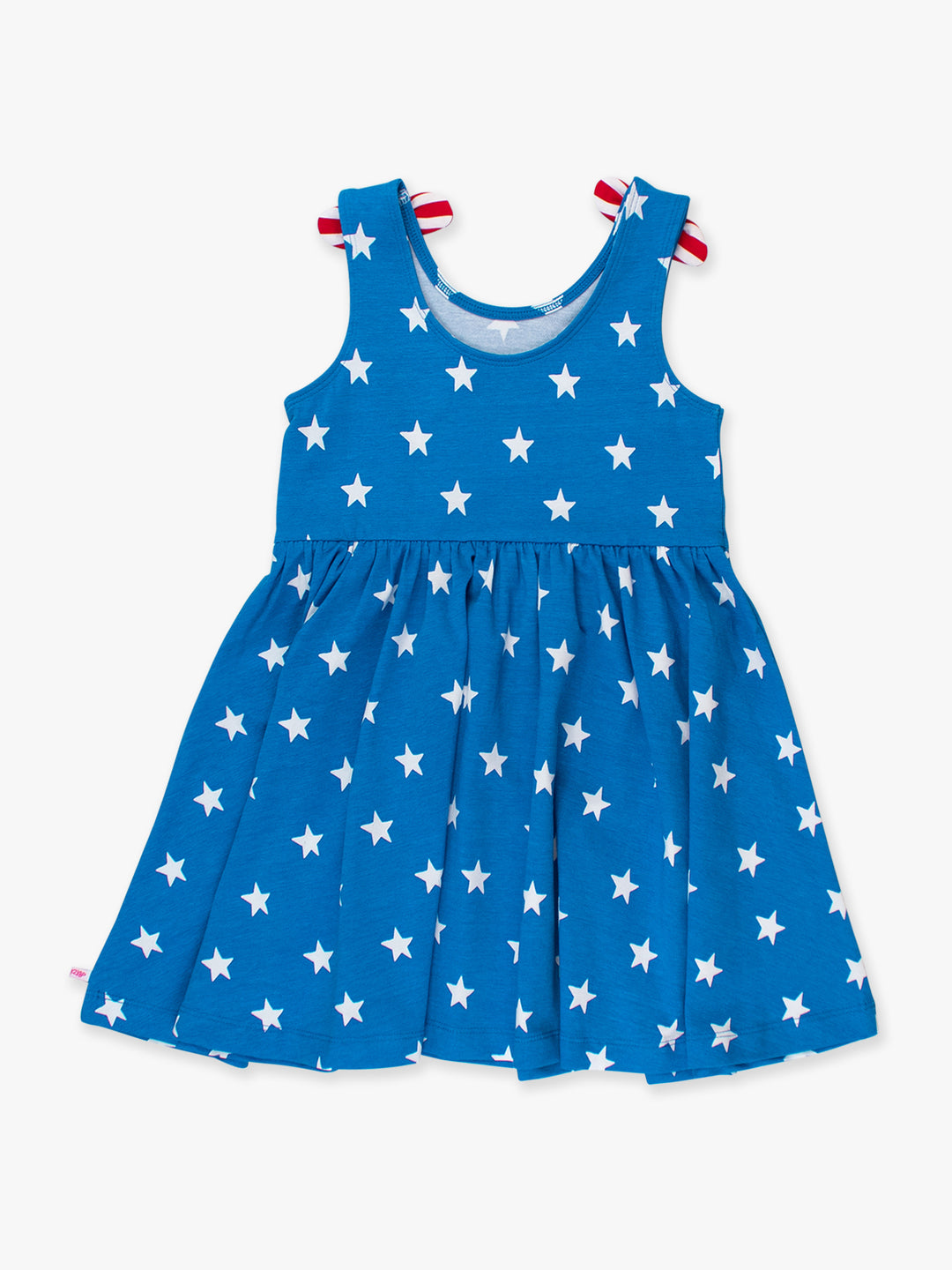 Tie Shoulder Twirl Dress