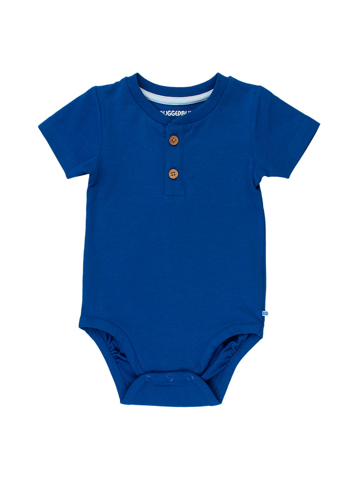 Short Sleeve Henley Bodysuit