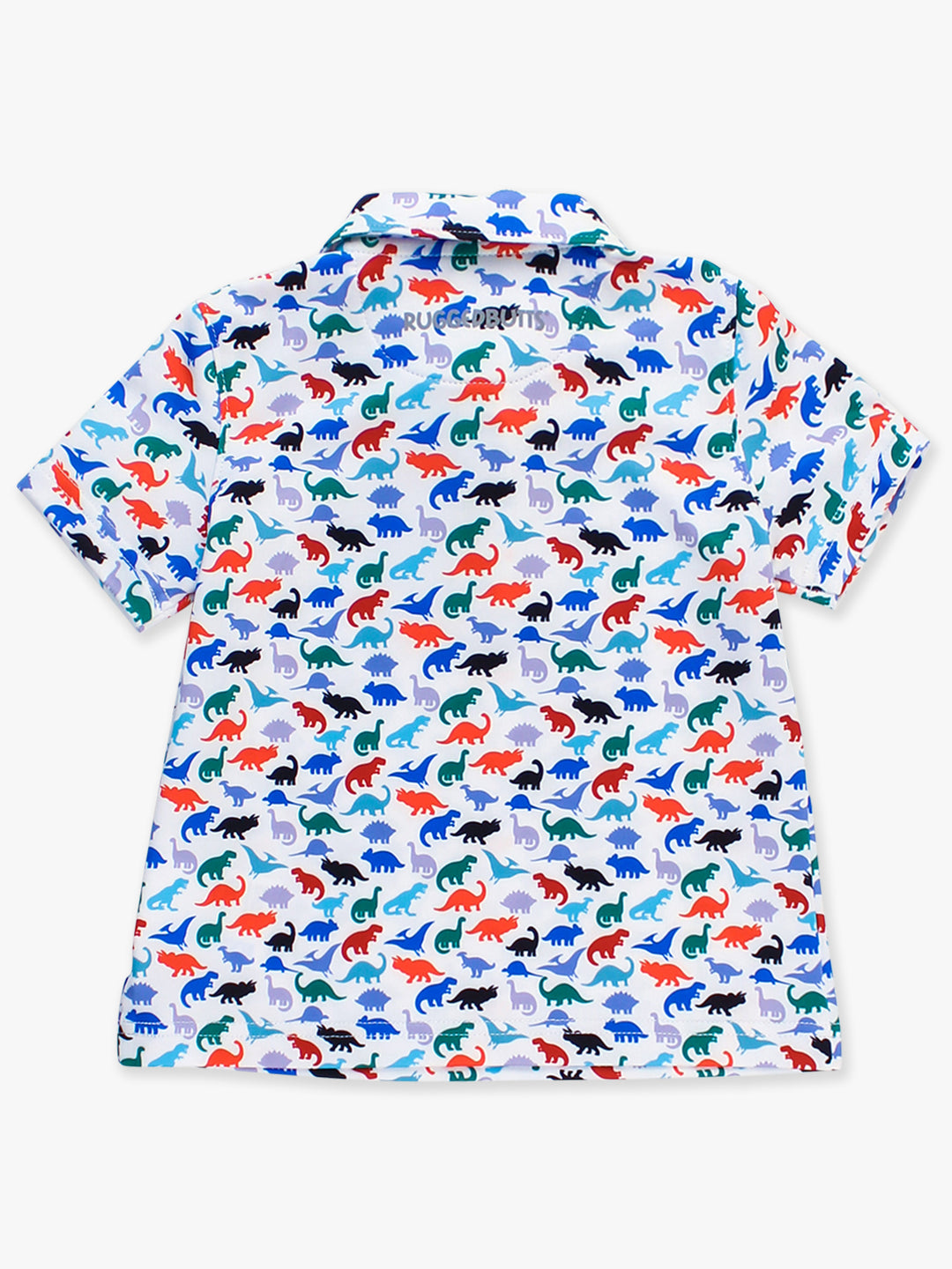 Dino Roar Knit Short Sleeve Performance Polo