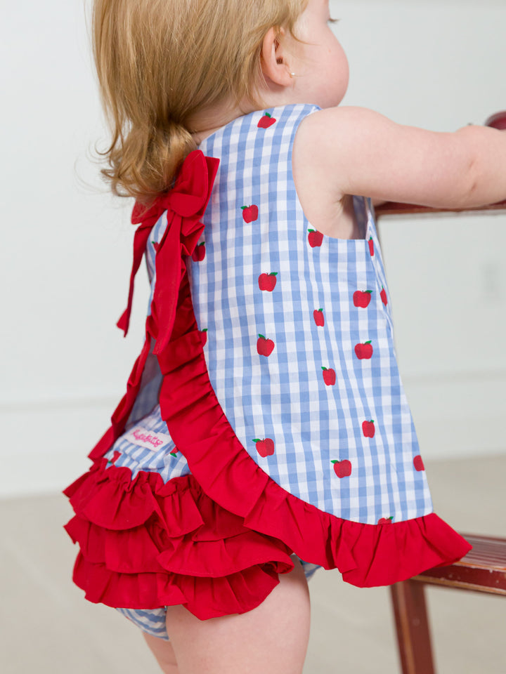 Apple Orchard Ruffle Swing Top And Bloomer Set
