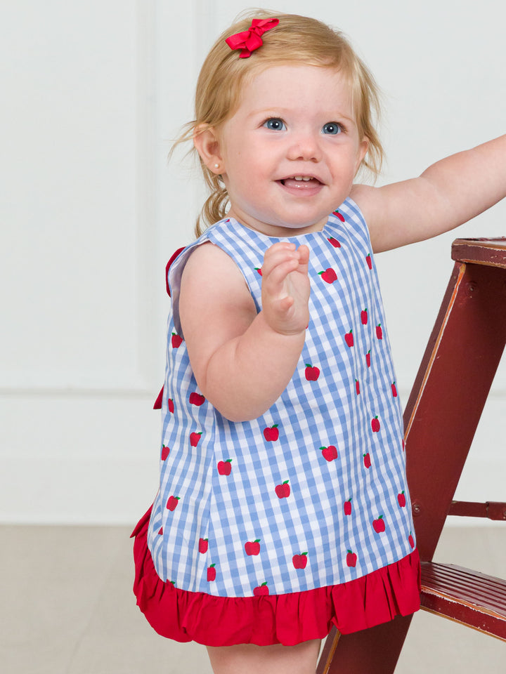 Apple Orchard Ruffle Swing Top And Bloomer Set