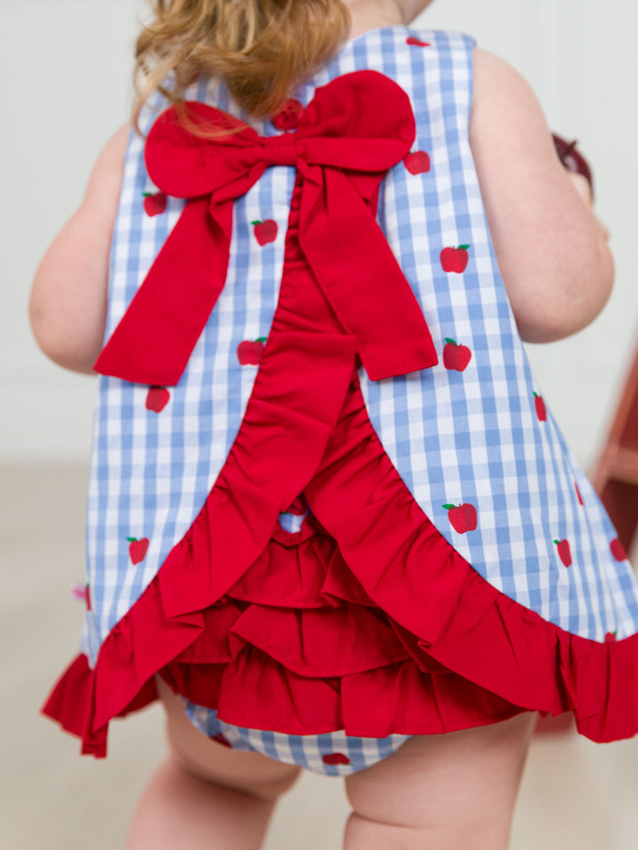 Apple Orchard Ruffle Swing Top And Bloomer Set