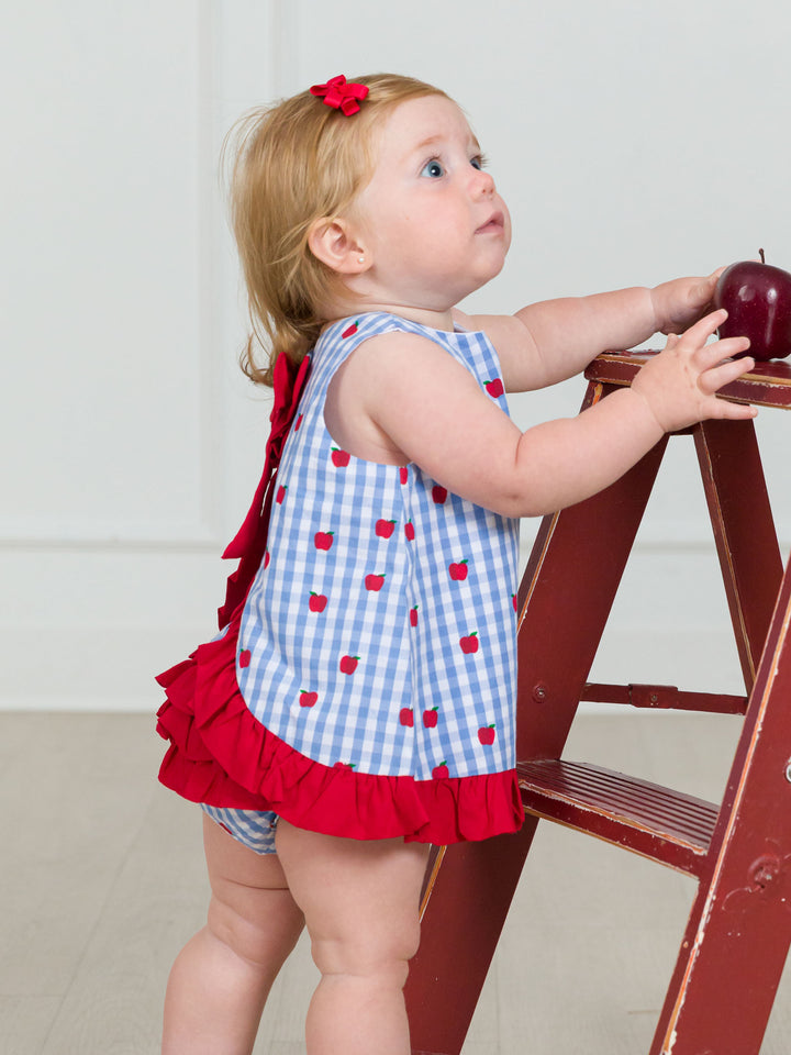 Apple Orchard Ruffle Swing Top And Bloomer Set