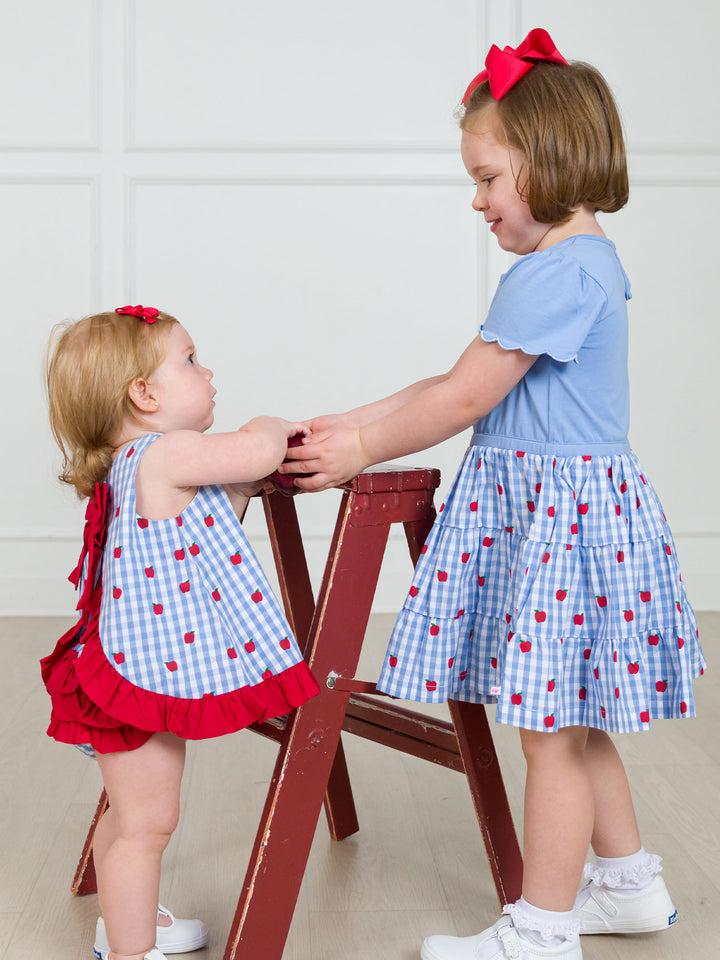 Apple Orchard Ruffle Swing Top And Bloomer Set