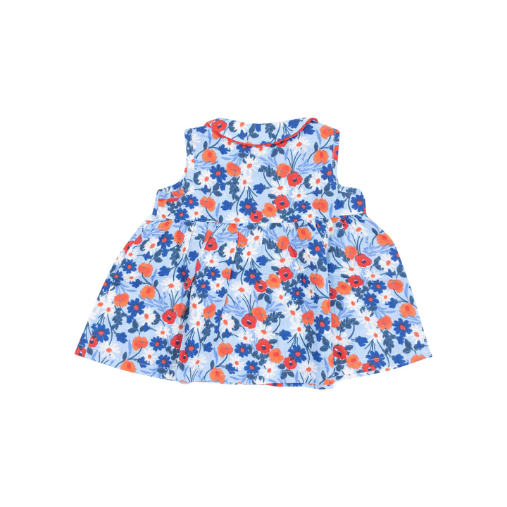 Poppy Days The Jill-Peter Pan Collar With Ric Rac Trim And Diaper Cover