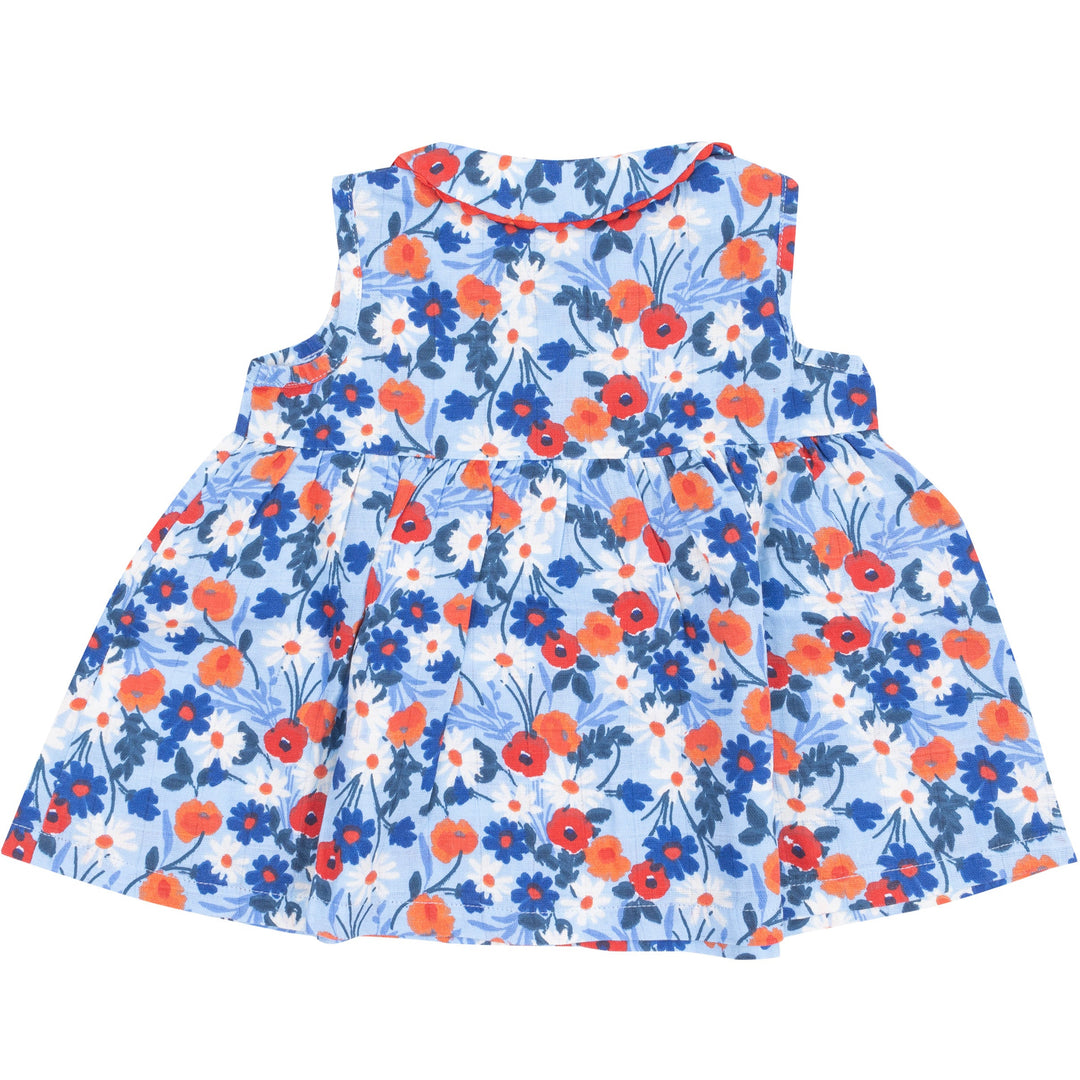 Poppy Days The Jill-peter Pan Collar With Ric Rac Trim Dress Only