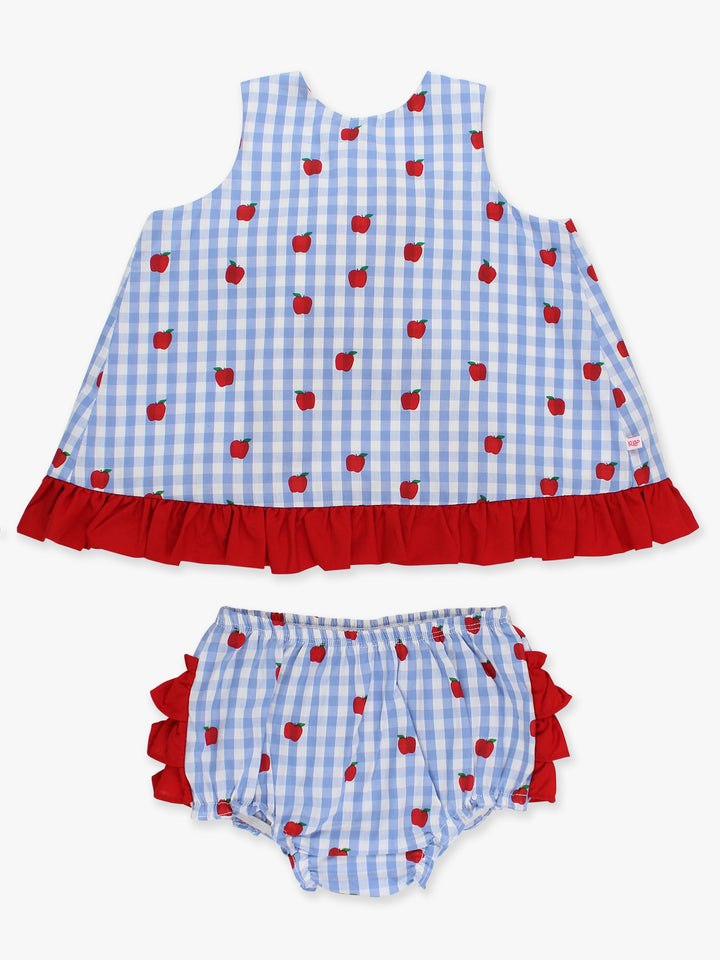 Apple Orchard Ruffle Swing Top And Bloomer Set