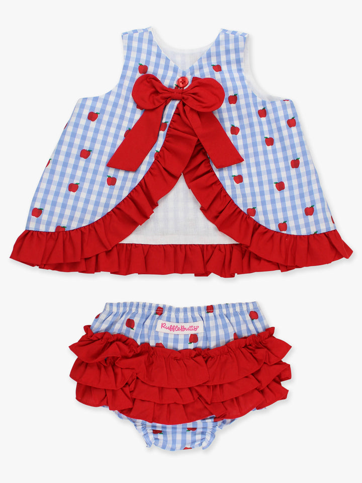 Apple Orchard Ruffle Swing Top And Bloomer Set