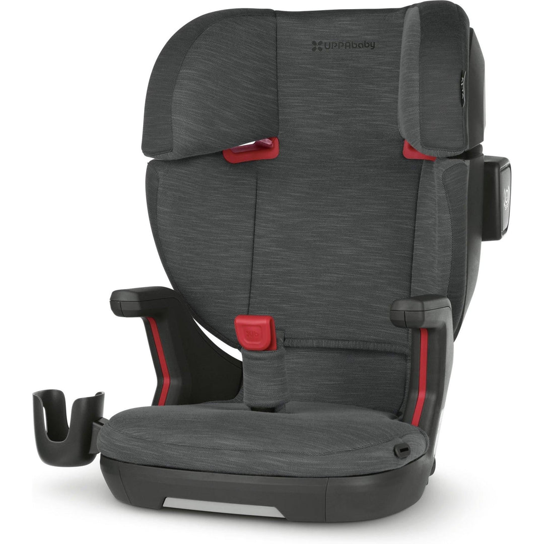 UPPAbaby Alta V2 high-back belt-positioning booster car seat in Greyson charcoal melange