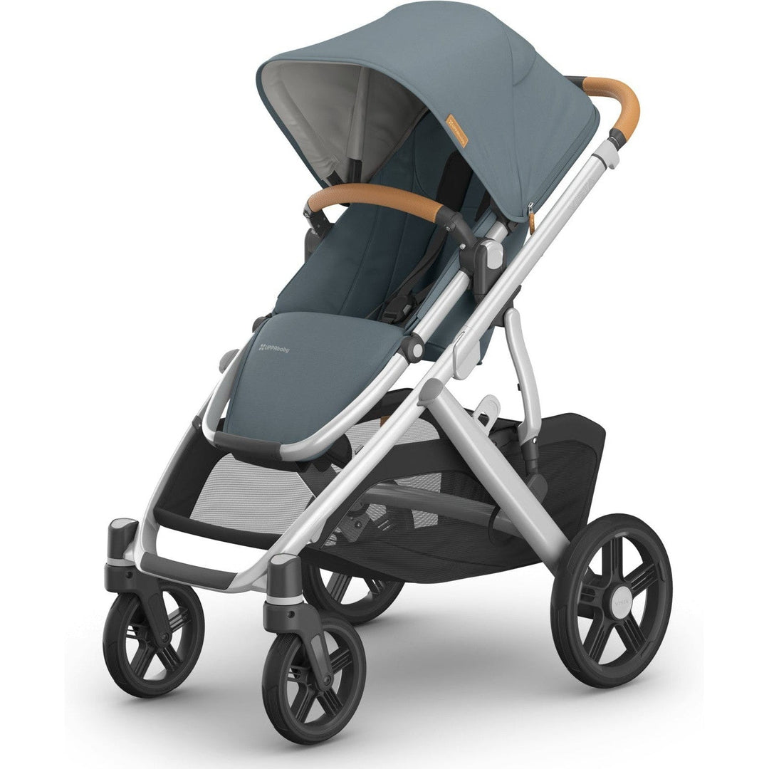 UPPAbaby Vista V3 full-size convertible stroller, the grow-with-you flagship compared with the compact UPPAbaby Minu V3.
